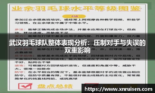 武汉羽毛球队整体表现分析:压制对手与失误的双重影响